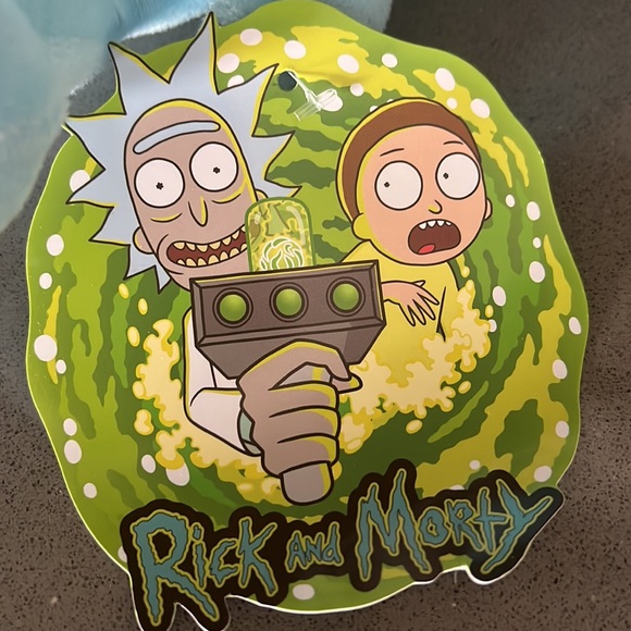 Rick and Morty MR. MEESEEKS Sitting Plush Doll Figure Officially Licensed 8” NEW - Picture 9 of 11